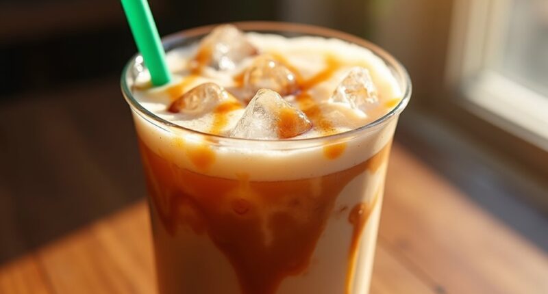 delicious dunkin iced latte