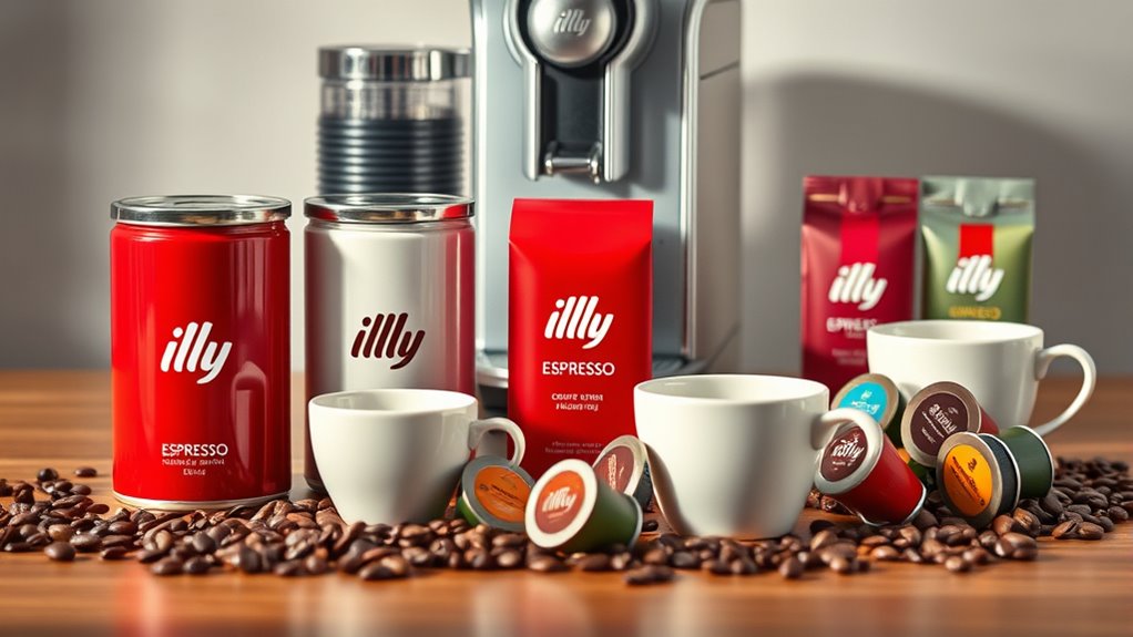 diverse coffee options available