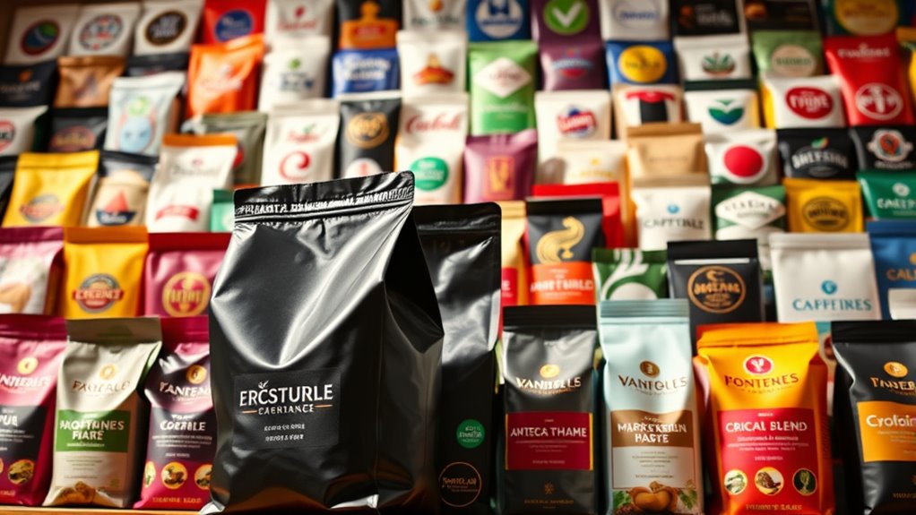 diverse coffee selections available