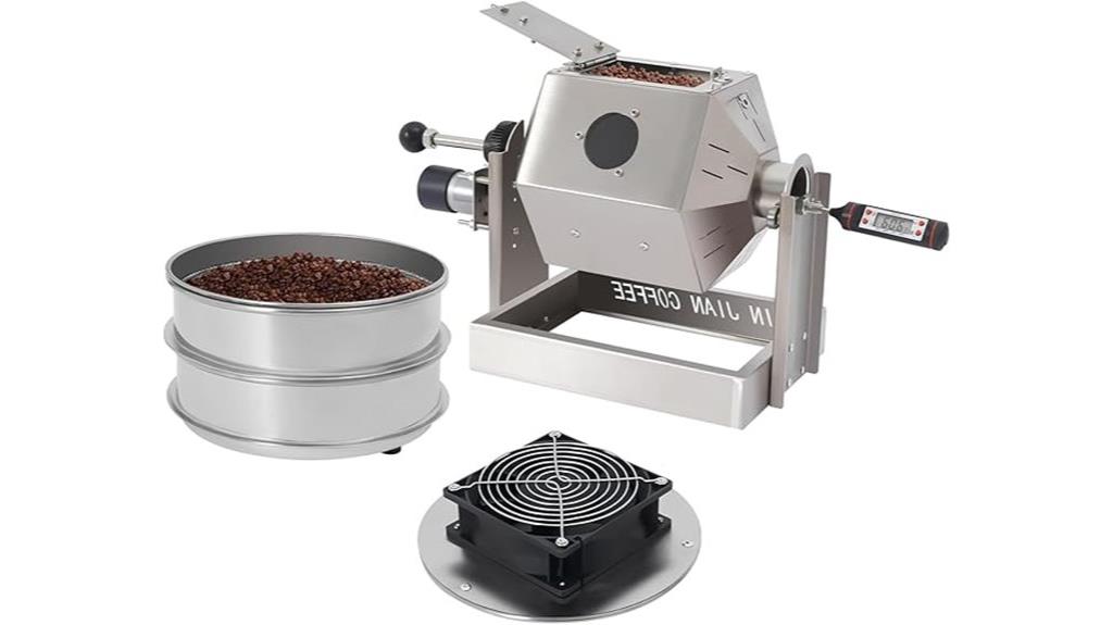 drum type coffee roaster