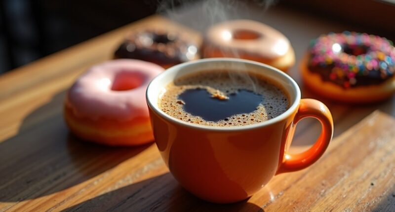 dunkin donuts coffee selection