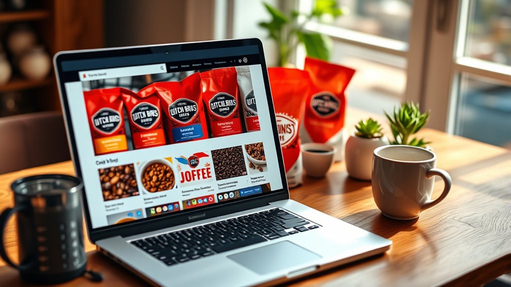 easy online coffee shopping