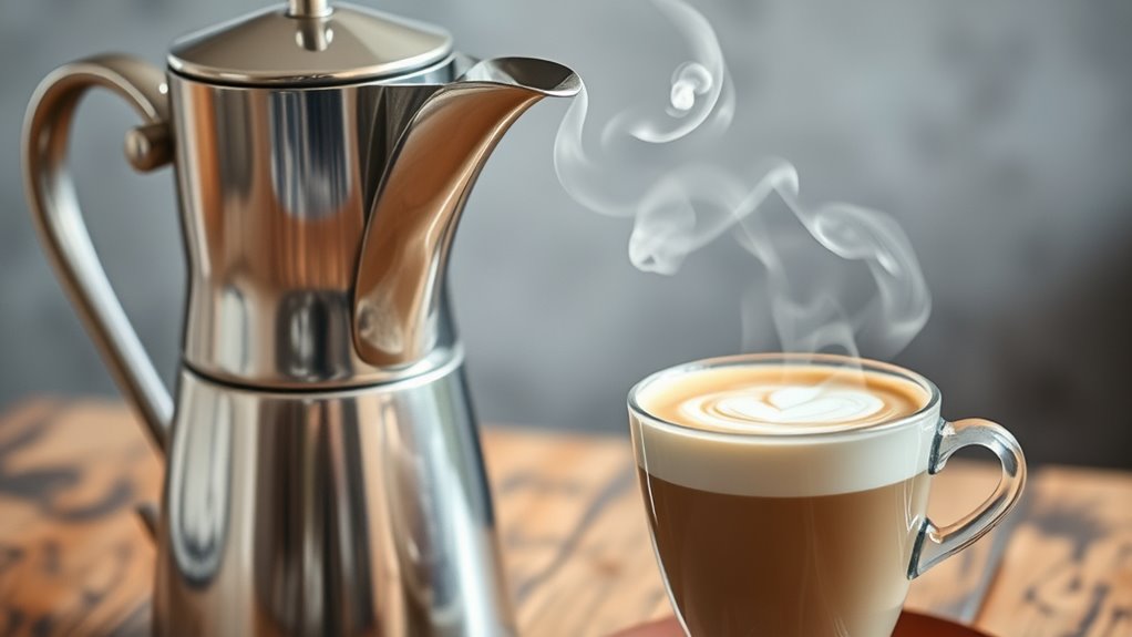 elevate coffee with steaming