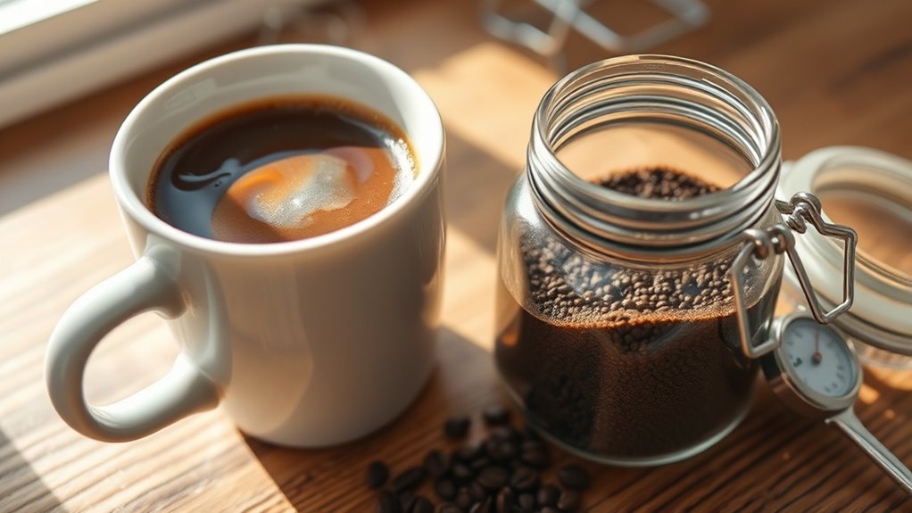 enhance instant coffee flavors