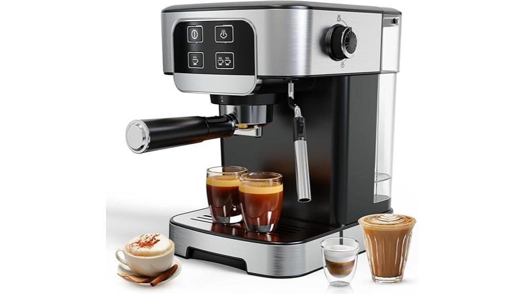 espresso machine with frother