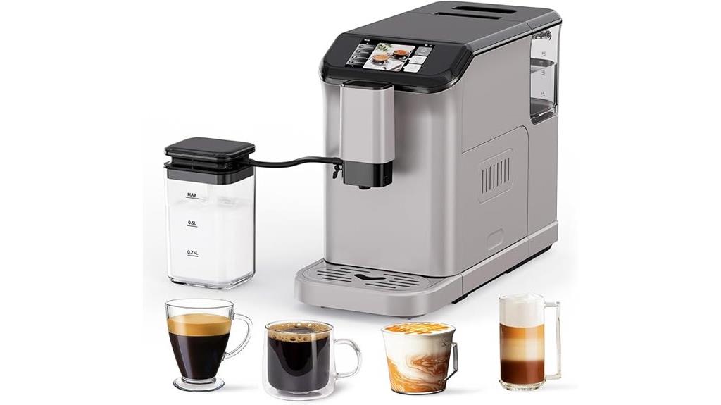 espresso machine with grinder