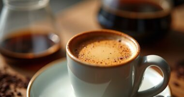 espresso s rich concentrated flavor