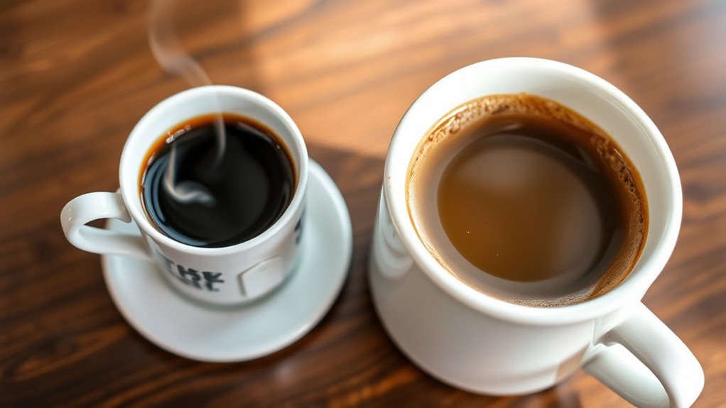espresso vs coffee caffeine content