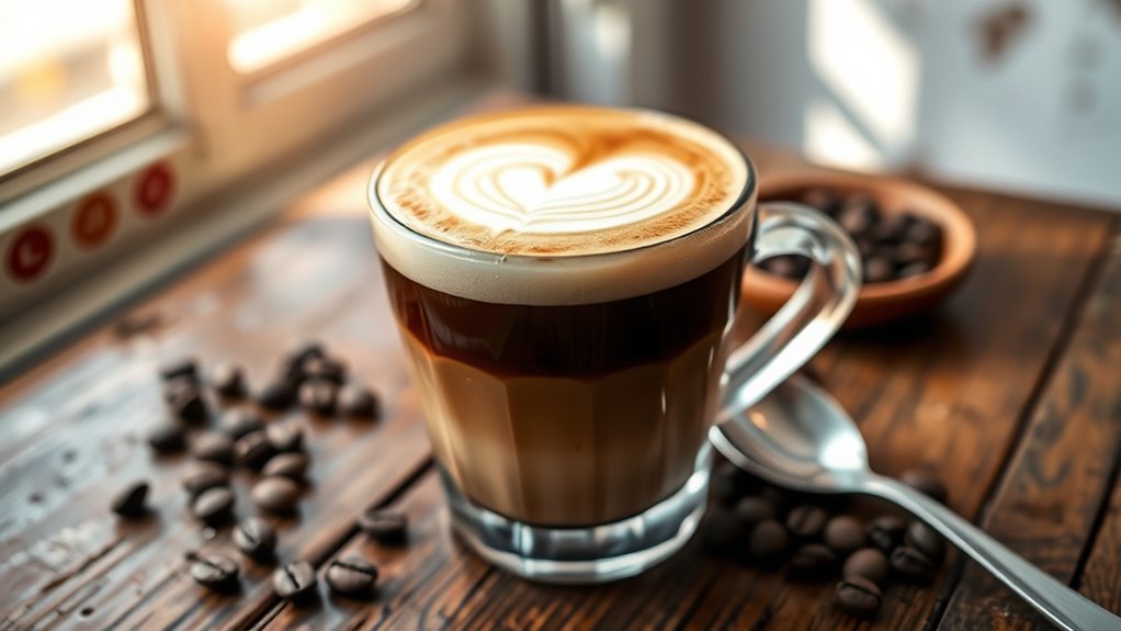 espresso with a splash