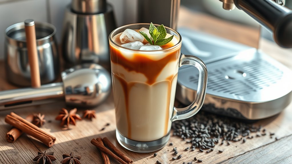 essential gear for iced dirty chai