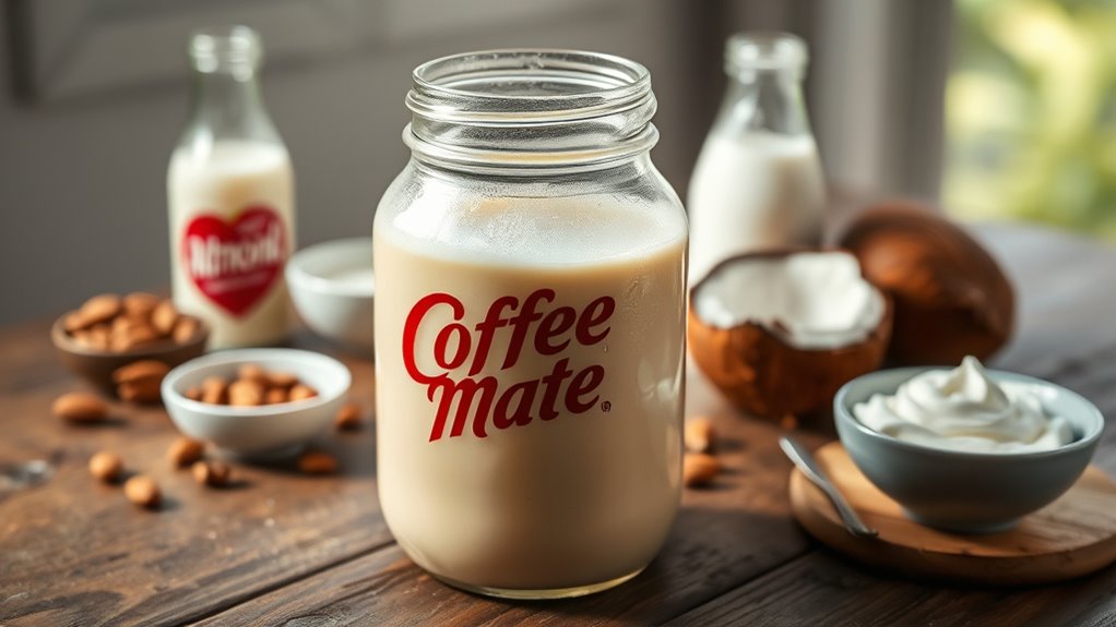 explore alternative coffee creamers