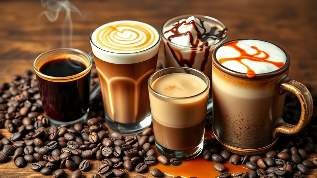 explore diverse coffee drinks