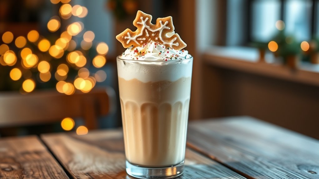 festive creamy sugar cookie