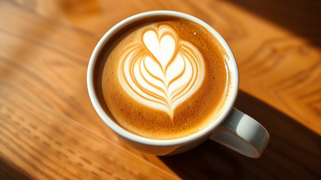 flat latte composition details