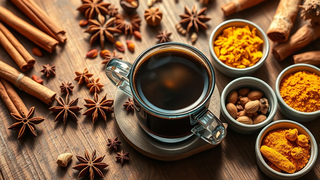 flavorful coffee spice pairings