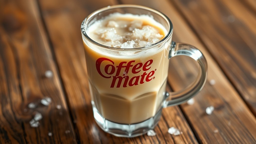 frozen creamer ruins coffee