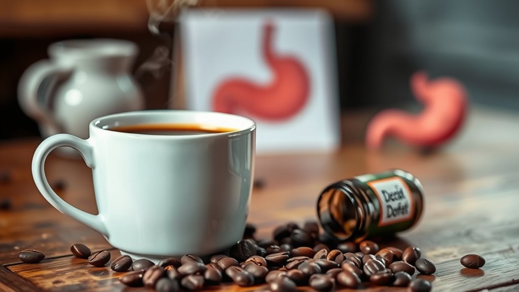 gastrointestinal issues from decaf