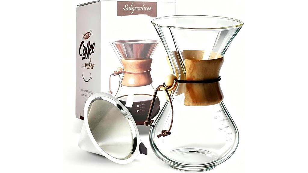 glass coffee maker dripper