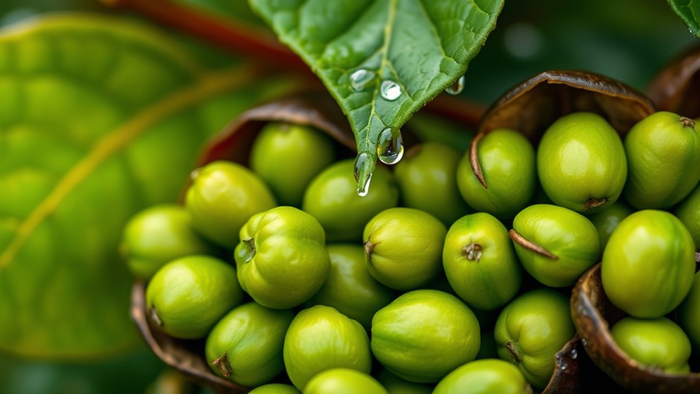 green coffee bean characteristics