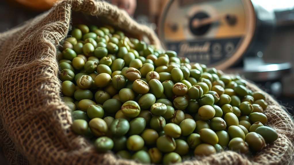 green coffee moisture management