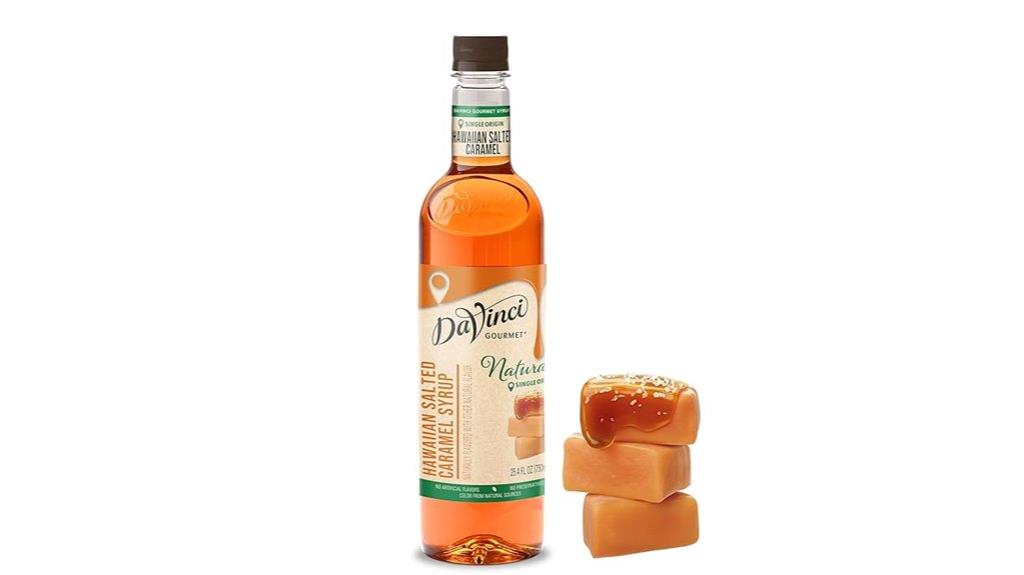 hawaiian salted caramel syrup