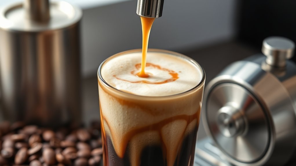 homemade creamy nitro latte