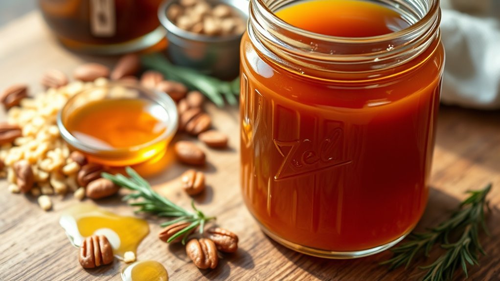 homemade nutty toffee syrup