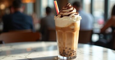 iced coffee blended beverage