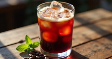 iced coffee with espresso