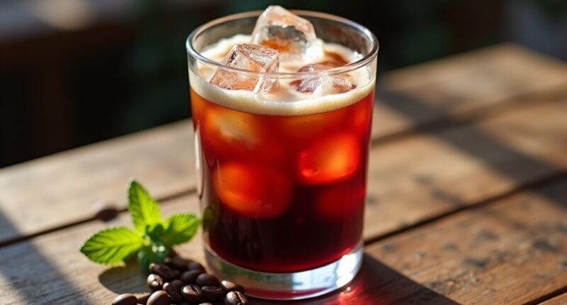 iced coffee with espresso