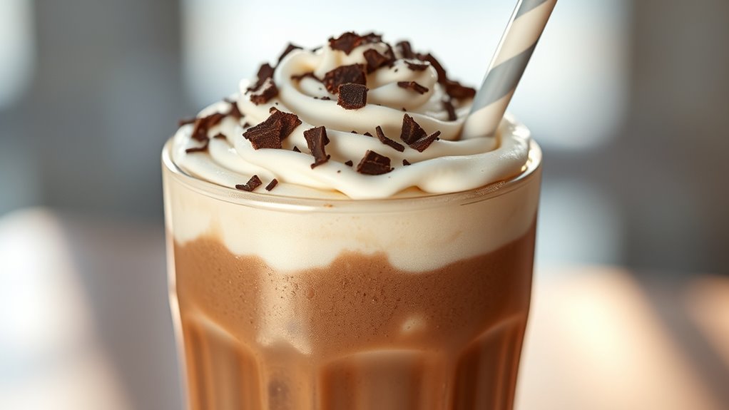 icy creamy delightful contrast