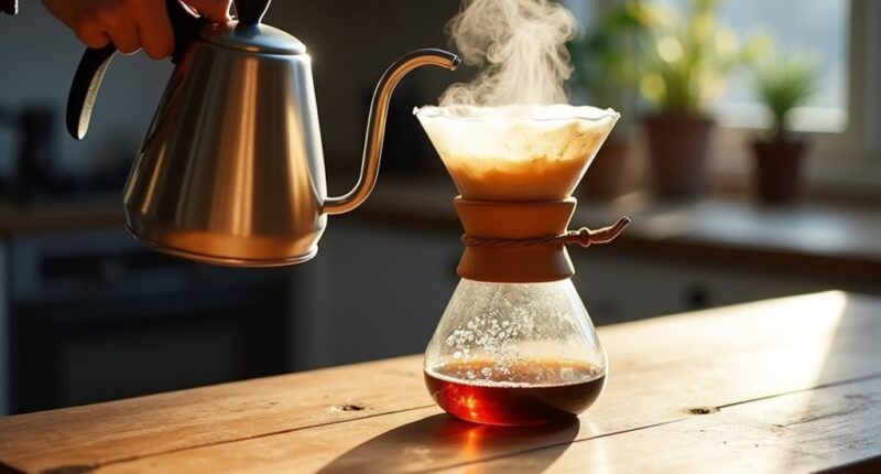 ideal water temperature chemex