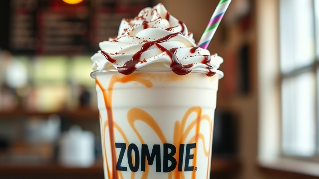 indulgent high calorie beverages