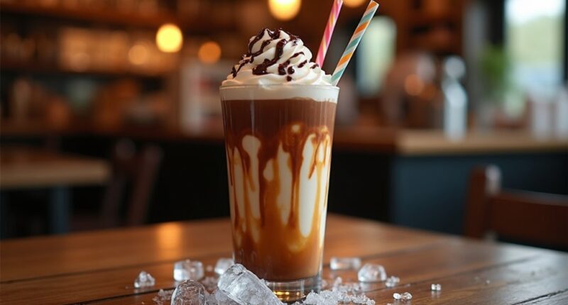 ingredients of a frappuccino