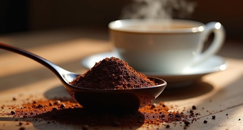 instant soluble coffee beverage