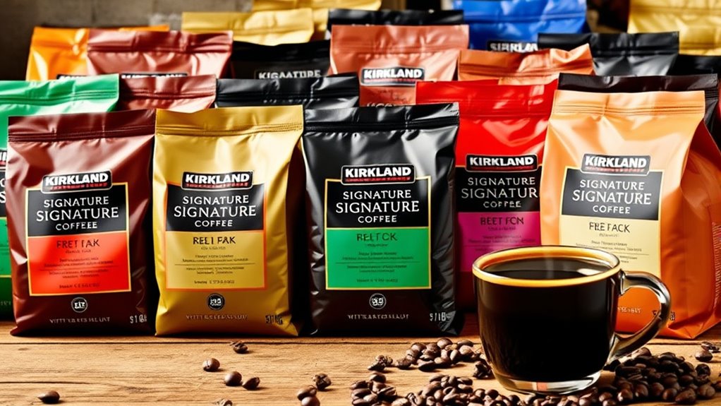 kirkland coffee flavor varieties
