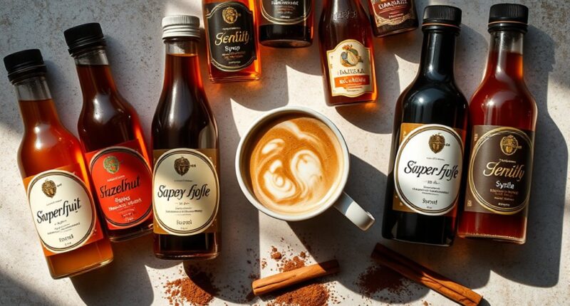 latte syrup recommendations for coffee