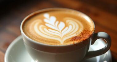 latte with light roast