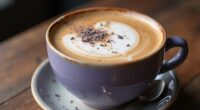 lavender infused coffee beverage