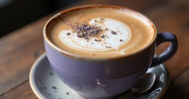 lavender infused coffee beverage