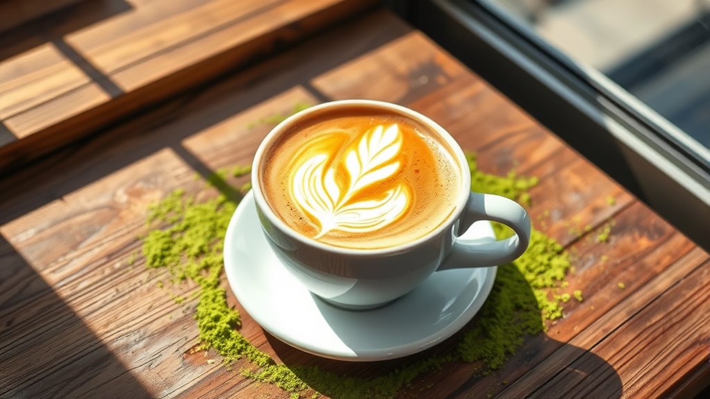 matcha latte energy boost