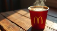 mcdonald s coffee temperature range