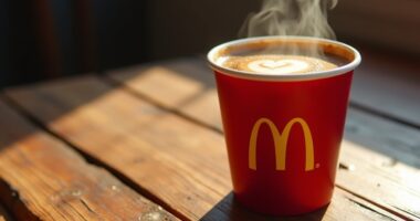 mcdonald s coffee temperature range