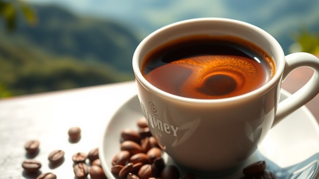 mild sweet citrusy coffee