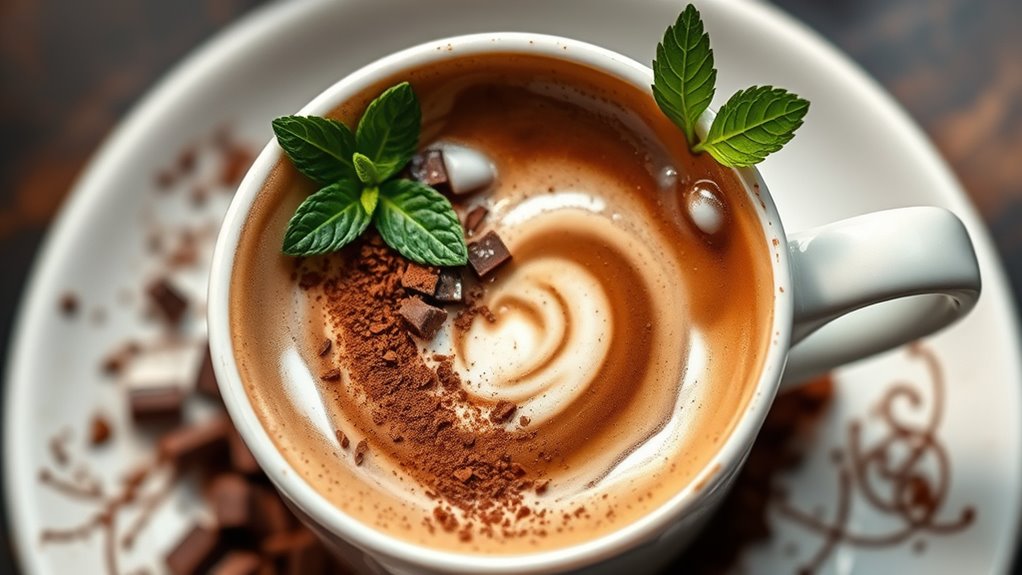 milk enhances mocha experience