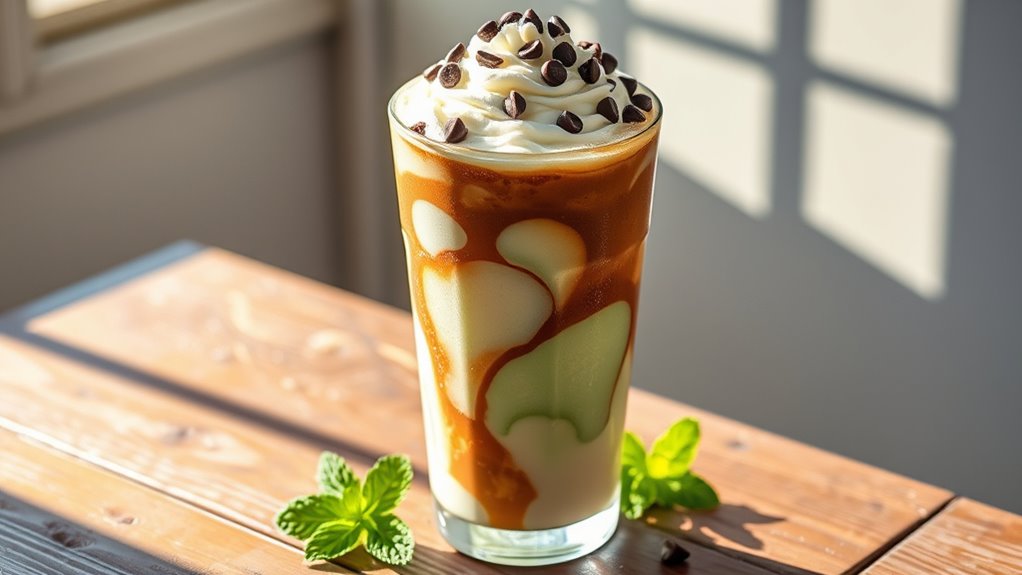 minty coffee summer refreshment