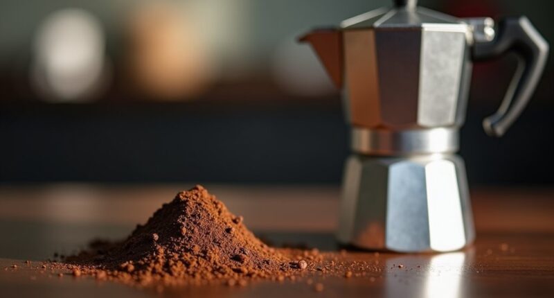 moka pot coffee grind