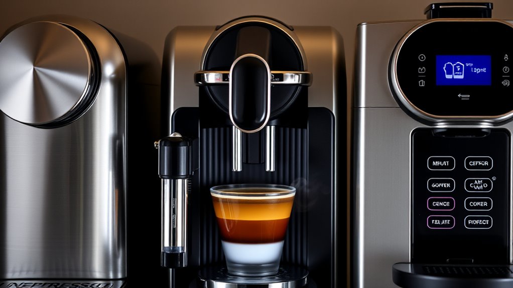 nespresso machines unique brewing methods