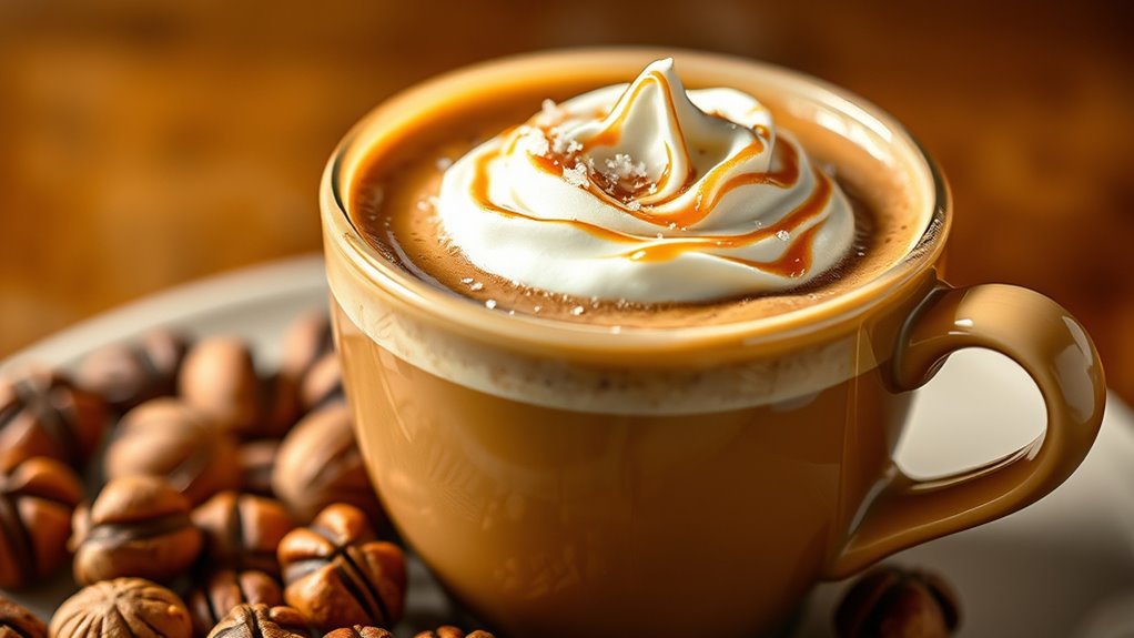 nutty caramel coffee enhancements