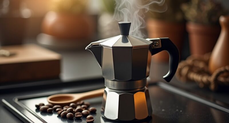 optimal heat for moka pot